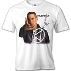 T-Shirt Eminem Beyaz Erkek Tshirt - XXXL