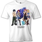 T-Shirt Fairy Tail 2 Beyaz Erkek Tshirt - XL