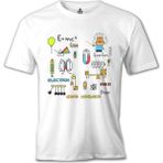 T-Shirt Fizik - Enerji Beyaz Erkek Tshirt - 2XL