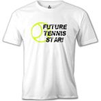 T-Shirt Future Tenis Star Beyaz Erkek Tshirt - XL