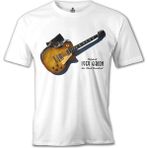 T-Shirt Gibson 1959 Beyaz Erkek Tshirt - M