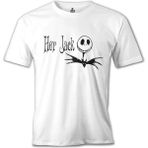 T-Shirt Her Sally His Jack - Jack Beyaz Erkek Tshirt