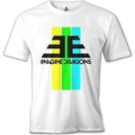 T-Shirt Imagine Dragons - Ee Beyaz Erkek Tshirt - XXXL