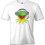T-Shirt Kermit The Frog Beyaz Erkek Tshirt - L