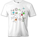 T-Shirt Kimya - Formül Beyaz Erkek Tshirt - XL
