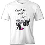 T-Shirt Lady Gaga - Beautiful Dirty Rich Beyaz Erkek Tshirt - XL