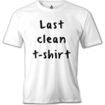 T-Shirt Last Clean Tshirt Beyaz Erkek Tshirt - XL