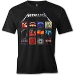 T-Shirt Metallica - Album Covers Siyah Erkek Tshirt