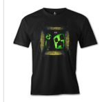 T-Shirt Minecraft 5 Siyah Erkek Tshirt