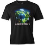 T-Shirt Minecraft 8 - XL - Siyah