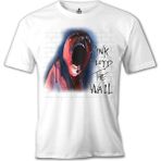 T-Shirt Pink Floyd - The Wall Beyaz Erkek Tshirt - XXXL