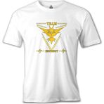 T-Shirt Pokemon Go - Team Instinct Beyaz Erkek Tshirt