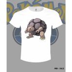 T-Shirt Pokemon - Golem Beyaz Erkek Tshirt - 2XL