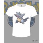 T-Shirt Pokemon - Rhydon Beyaz Erkek Tshirt - 2XL