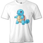 T-Shirt Pokemon - Squirtle Beyaz Erkek Tshirt - XL