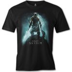 T-Shirt Skyrim - Dawnguard Siyah Erkek Tshirt