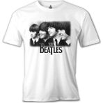 T-Shirt The Beatles Beyaz Erkek Tshirt - XL
