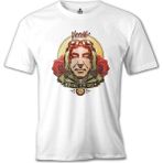 T-Shirt Vecihi - Panic In The Sky Beyaz Erkek Tshirt - L