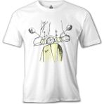 T-Shirt Vespa Beyaz Erkek Tshirt - XL