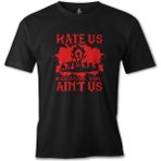 T-Shirt World Of Warcraft - Hate Us Because You Ain't Us - Siyah