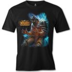 T-Shirt World Of Warcraft - Wrath Siyah Erkek Tshirt