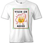 T-Shirt Yılın En Aşığı Beyaz Erkek Tshirt - XXXL