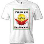 T-Shirt Yılın En Çalışkanı Beyaz Erkek Tshirt - XXXL