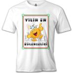 T-Shirt Yılın En Eğlencelisi Beyaz Erkek Tshirt