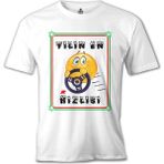 T-Shirt Yılın En Hızlısı Beyaz Erkek Tshirt - XL