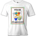 T-Shirt Yılın Filmkoliği Beyaz Erkek Tshirt - XXXL