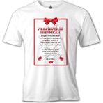 T-Shirt Yılın Sevgilisi Beyaz Erkek Tshirt - M