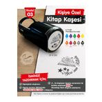 t tuğset etiket Kişiye Özel İsim Yazılı Kitap Kaşesi - İsme Özel Kitap Mühürü M3- T646