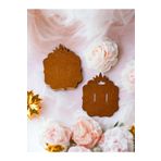 t tuğset etiket Klips Toka Kartı - Bijüteri Kartı - Aksesuar Kartı/ Etiketi 25 Adet 11x9 Cm(KRAFT)-t481