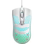 T-Wolf V15 Rgb Gaming Mouse Kablolu 4800 Dpı Petek Tasarım Işıklı Oyuncu Mouse Beyaz