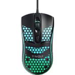 T-Wolf V15 Rgb Gaming Mouse Kablolu 4800 Dpı Petek Tasarım Işıklı Oyuncu Mouse Siyah