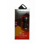 T05-M24 Gri 2.4A 2Usb Çelik Araç Şarj Aleti