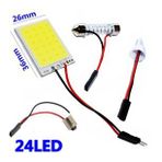 T10 Araç içi aydınlatma 24 Smd Led Panel