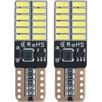 T10 Dipsiz Ampul Beyaz 12 Led Canbus 2 Adet Oto Park Plaka Ve İç Aydınlatma Led Ampul