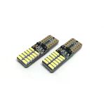T10 Led Ampul 24 Ledli Canbuslı Park Ampulü Beyaz 2'Li