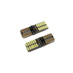 T10 Led Ampul 24Smd Canbus(Arıza Engelleyici) Mavi 2'Li Set 12V