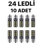 T10 Led Canbus Dipsiz Led Ampulü Canbus 10 Adet