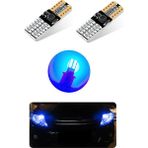T10 LED Dipsiz W5W Canbus 24 Ledli Buz Mavi ( Ice Blue ) Park Plaka Ampul 2 Adet