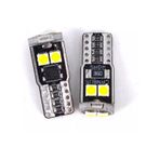 T10 Led Metal Platin W5W 6 Ledli Beyaz Park Tavan Plaka Ampülü 2