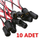 T10 Park Ampulü Duy Soket Seti 10 Adet Set T10 Duyu T10 Soketi
