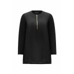 T25y-6061 Mıssdalıda Yakası Fermuarlı Cupro Tunik