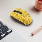 T3- 5.1 Bluetooth & Wireless 2,4ghz Kablosuz Mouse siyah-turuncu