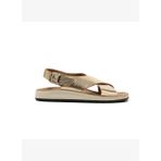 T4 429 FE Kadın Sandalet ( Günlük) 77 G61 ZC Fly Flot Sandal 6430-Gold