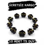T5 Ampul Gösterge ve Panel Duyu 10 Adet