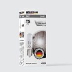 T5 Ampul T5 Küçük Dipsiz 24V 1,2W (1 Paket 10 Adet) - Wolfram 34411