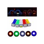 T5 Led Ampul Gosterge Lambasi Mini Dipsiz Sari Renk 12V 10 Adet
